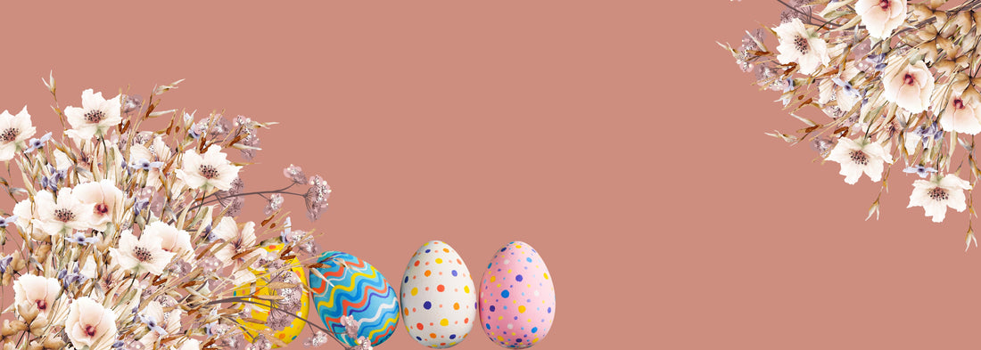 Stilvolle Dekoration mit Ostereiern und Trockenblumen – Eleganz für Ihr Osterfest - AMBIENDO