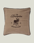 LEXINGTON Boston Club Kissenhülle aus Bio-Baumwolltweed, beige/braun