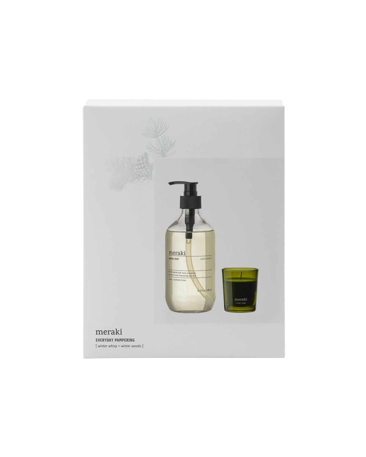 Meraki Geschenkbox Winter Whisp Handseife & Duftkerze