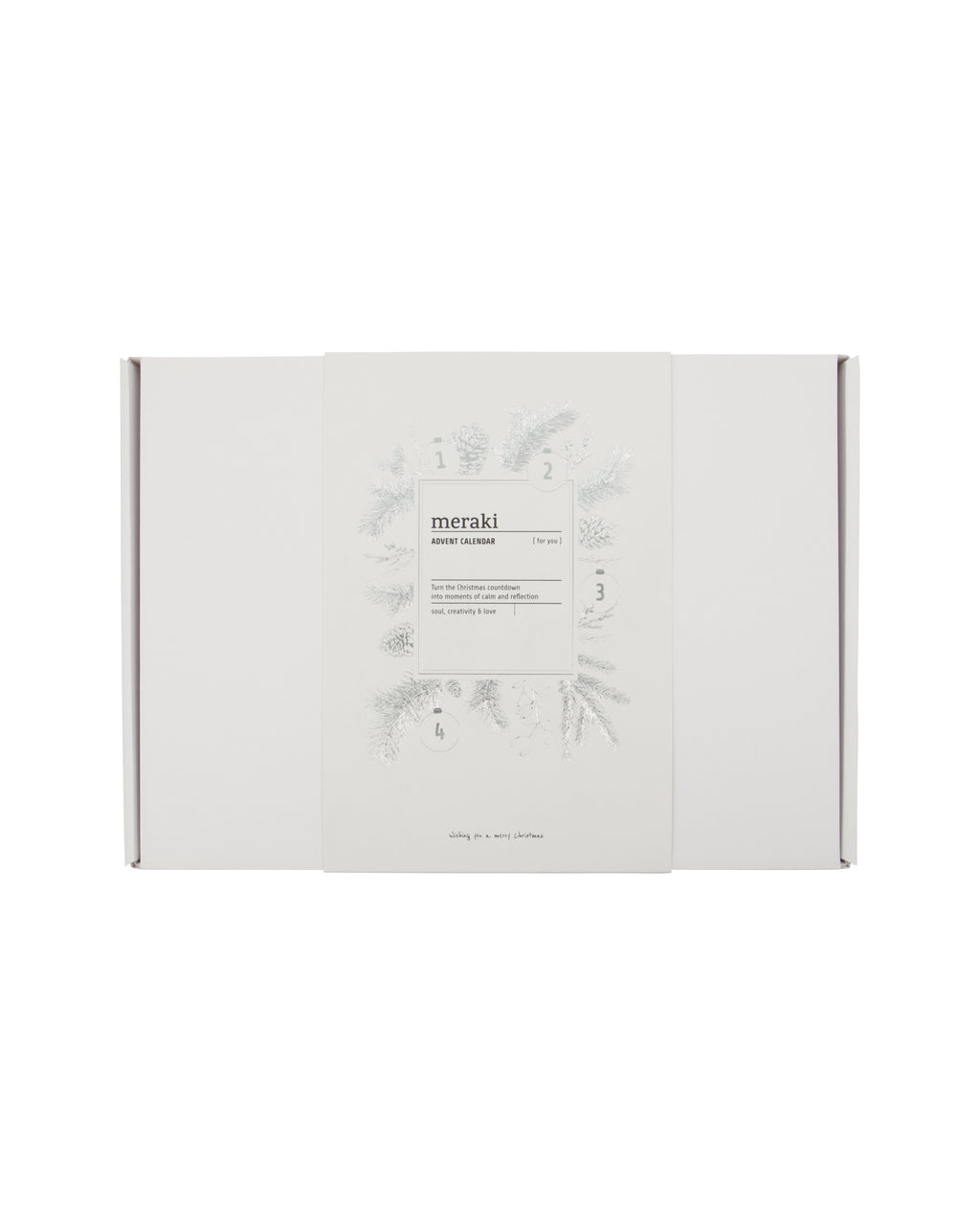 Meraki AdventCH Meadow Seife + Lotion + Silent Amber Raumduft-Diffusor + Duftkerze Geschenkbox