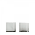 blomus MERA Trinkgläser 2er-Set – Rauchglas 200 ml