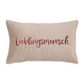 pad LETTERS Kissenhülle „Lieblingsmensch“ – Statement-Kissen