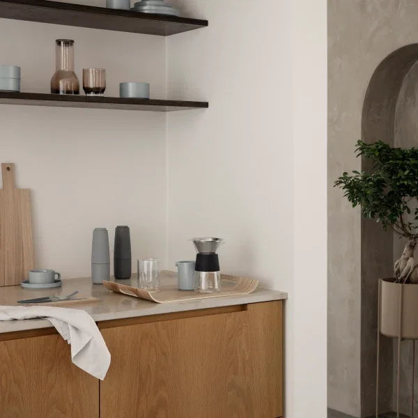 blomus PILAR Teetasse mit Untertasse – 2er-Set Keramik